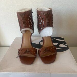 Nine West Women’s Brown Leather Heels Size 5.5